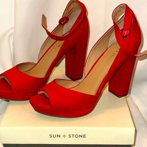 👠💋RED-PLATFORM-HEELED-DELIGHTS💋🧨